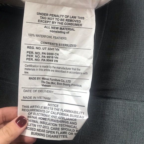 3 Pack Genuine Down Feather Throw Pillows - Picture 6 of 7